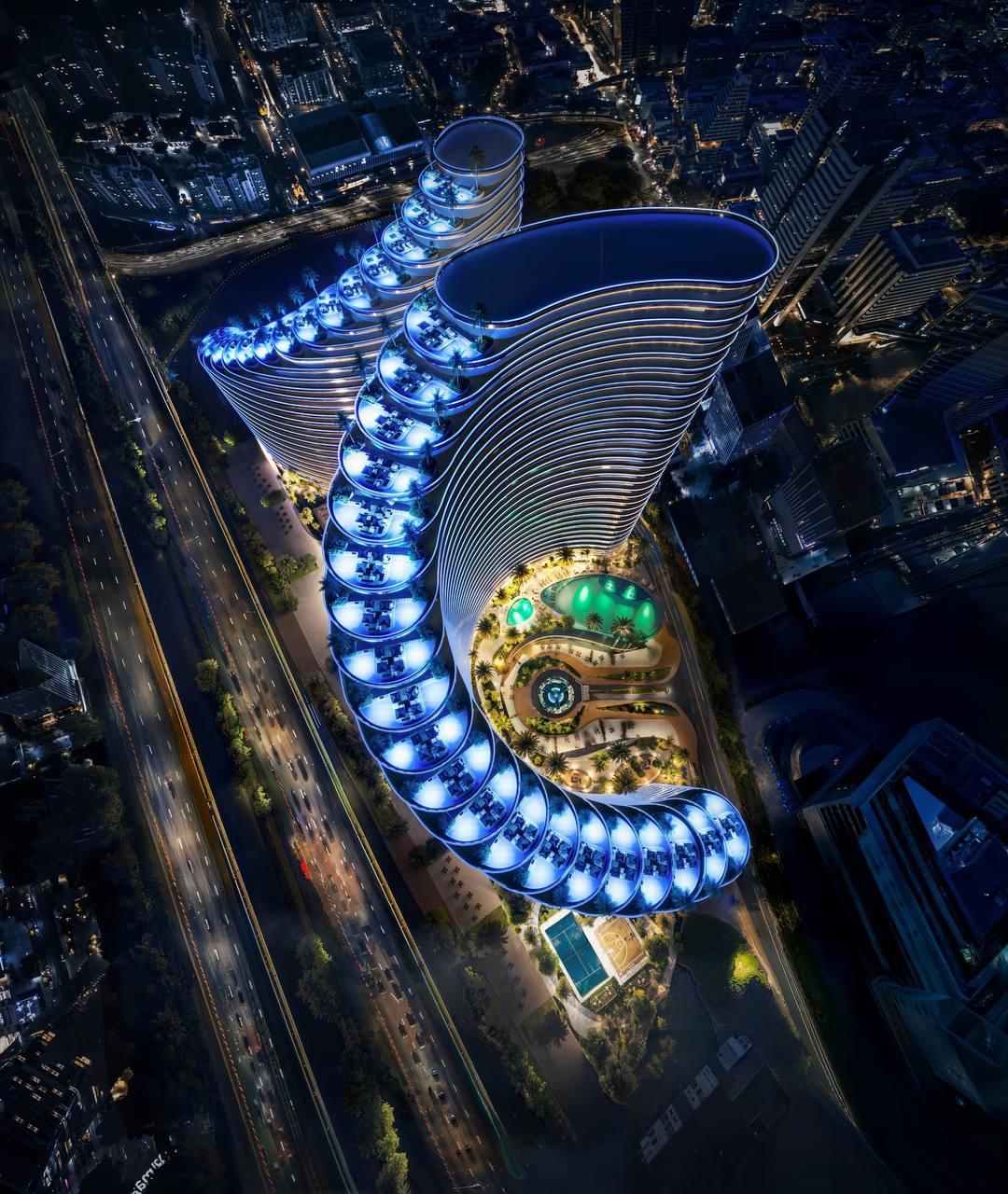 Binghatti Skyflame project visual