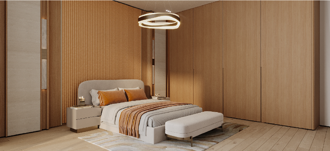 Binghatti Skyflame bedroom interior
