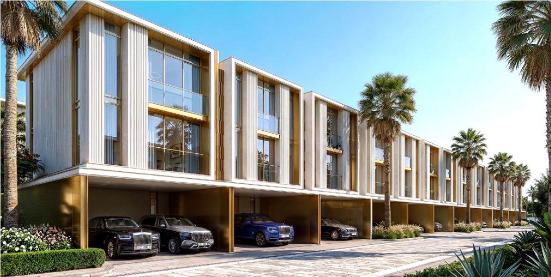 Tilal Binghatti villa row exterior