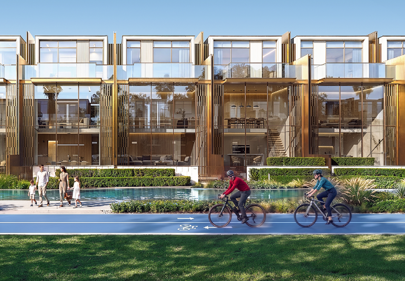 Tilal Binghatti villas with cycling track