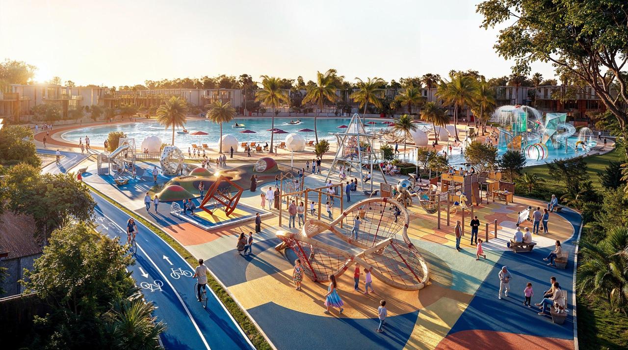 Tilal Binghatti family playground and water park