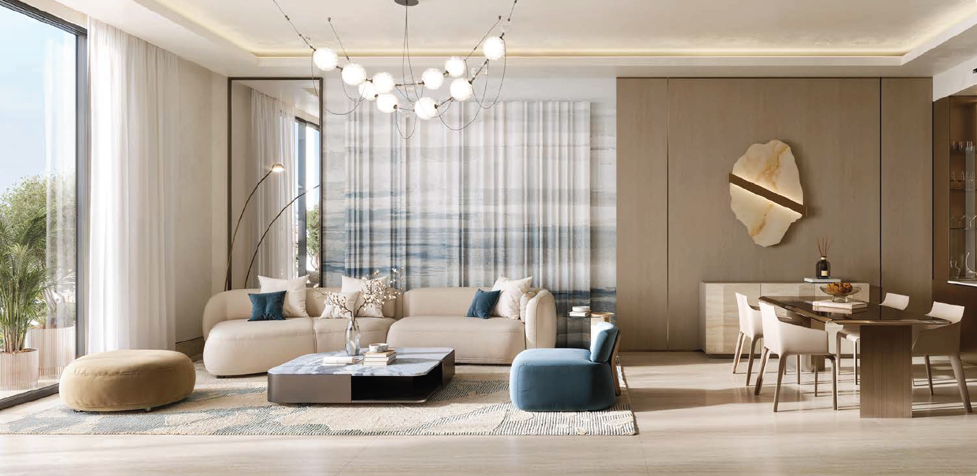 Binghatti Wraith living and dining interior