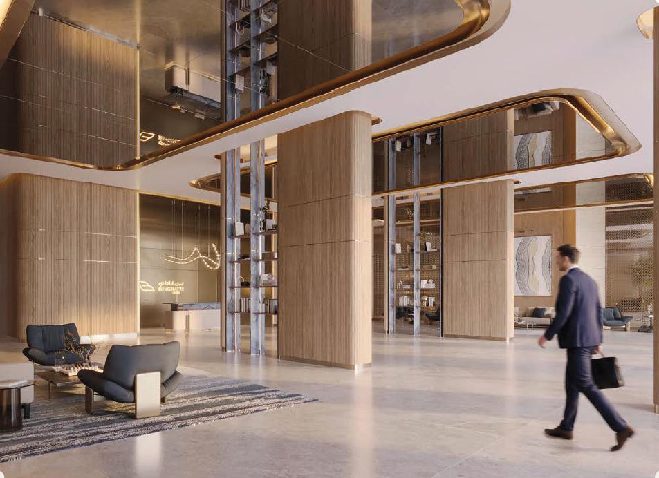 Binghatti Wraith lobby interior