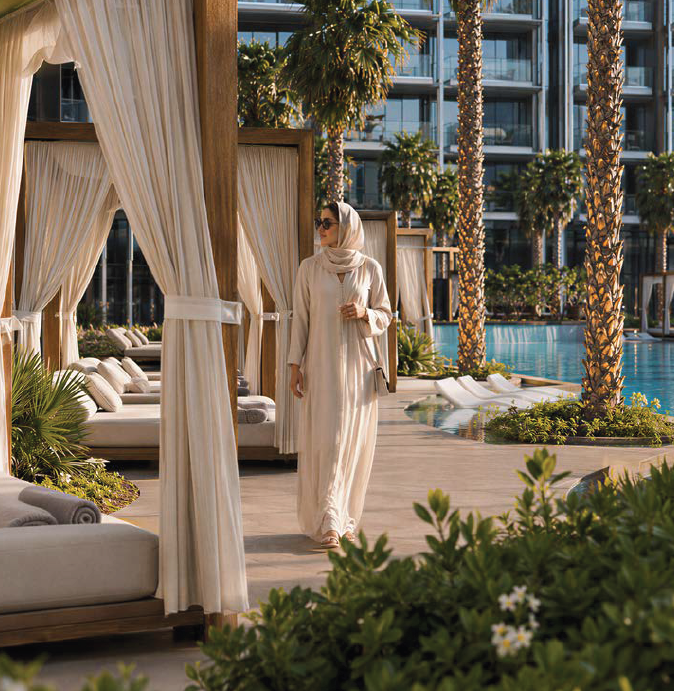 Binghatti Wraith pool cabanas