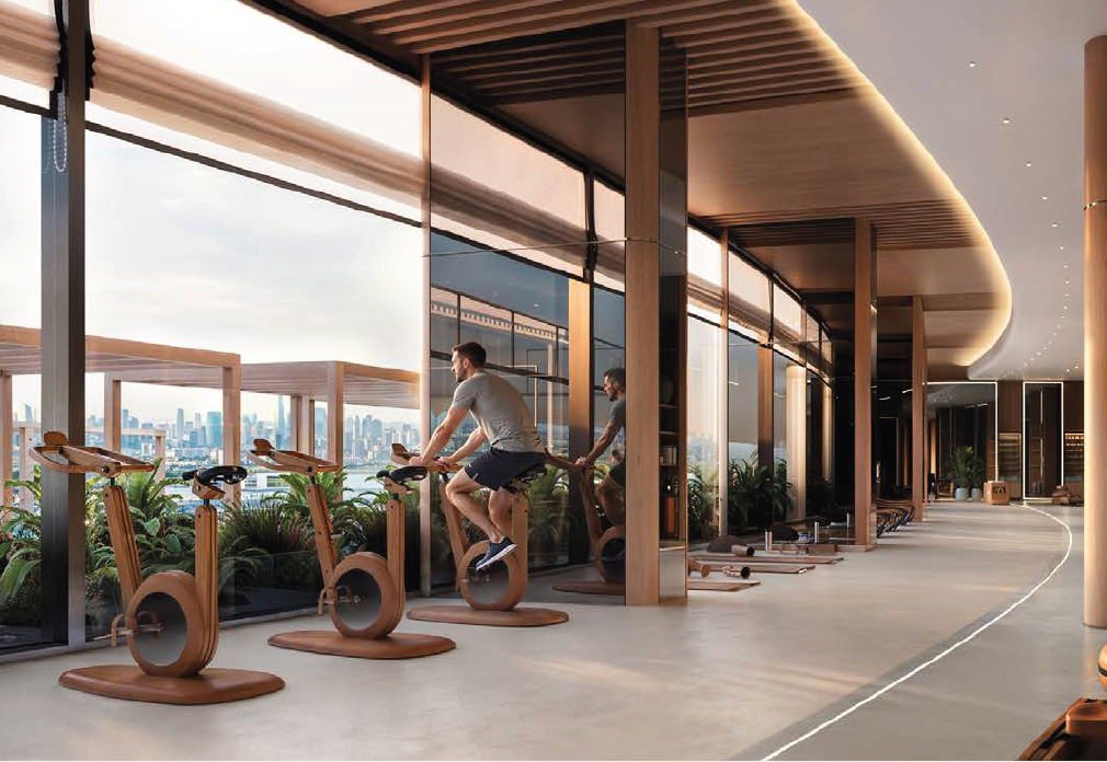 Binghatti Wraith fitness centre